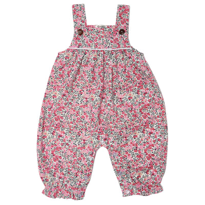 Harriet Dungarees Pink – English Rose Linens