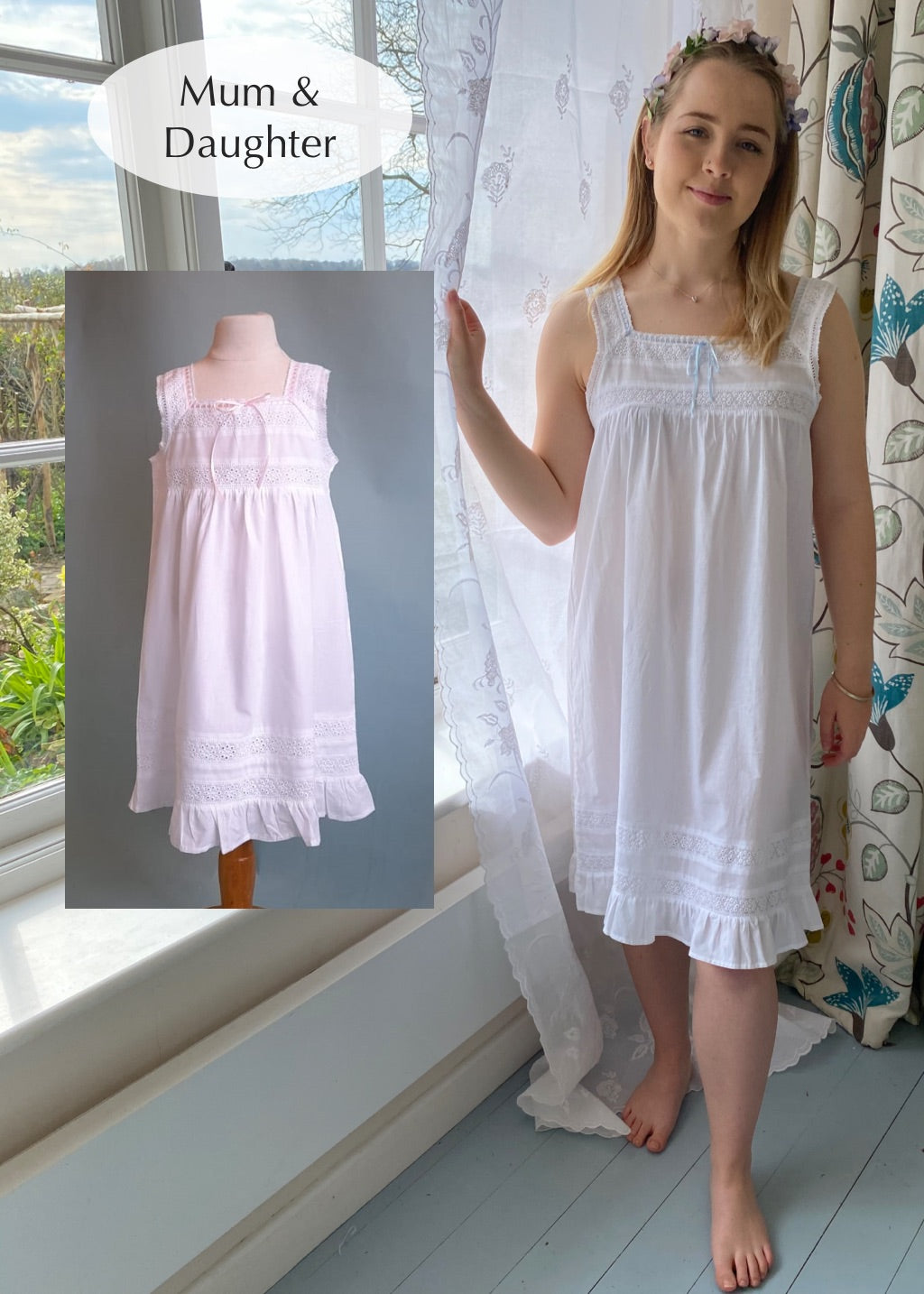 Mother Daughter Nightgown -  UK